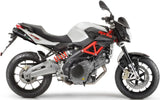 Doppelauspuffanlage Ohne Geräuschzulassung Furore Alu Schwarz - Gpr Kompatibel Mit Aprilia Shiver 750 Gt (2007-2016)