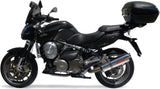 Auspuffendstück Mit Geräuschzulassung Trioval Edelstahl - Gpr Kompatibel Mit Aprilia Mana 850 Gt (2007-2016)