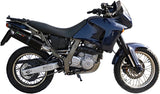 Doppelauspuffanlage Mit Geräuschzulassung Furore Alu Schwarz - Gpr Kompatibel Mit Aprilia Pegaso 650 Ga (1992-1996)