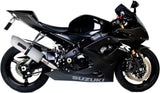 Auspuffendstück Mit Geräuschzulassung Albus Ceramic Alu Weiss - Gpr Kompatibel Mit Suzuki Gsx-R 1000 K5 (2005-2006)