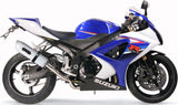 Doppelauspuffanlage Mit Geräuschzulassung Albus Ceramic Alu Weiss - Gpr Kompatibel Mit Suzuki Gsx-R 1000 K7 (2007-2008)