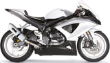 Auspuffendstück Mit Geräuschzulassung Albus Ceramic Alu Weiss - Gpr Kompatibel Mit Suzuki Gsx-R 600 K8 (2008-2010)
