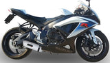 Auspuffendstück Mit Geräuschzulassung Albus Ceramic Alu Weiss - Gpr Kompatibel Mit Suzuki Gsx-R 750 K6 (2006-2007)