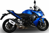 Auspuffendstück Mit Geräuschzulassung Albus Ceramic Alu Weiss - Gpr Kompatibel Mit Suzuki Gsx-S 1000 F (2015-2016)
