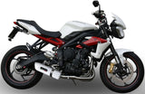 Auspuffendstück Mit Geräuschzulassung Albus Ceramic Alu Weiss - Gpr Kompatibel Mit Triumph Street Triple 675 (2013-2016)