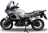 Auspuffendstück Mit Geräuschzulassung Albus Ceramic Alu Weiss - Gpr Kompatibel Mit Yamaha Xt 1200 Z Super Ténéré (2010-2016)