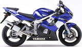 Auspuffendstück Mit Geräuschzulassung Albus Ceramic Alu Weiss - Gpr Kompatibel Mit Yamaha Yzf-R6 (1999-2002)