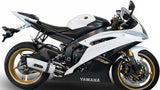 Auspuffendstück Mit Geräuschzulassung Albus Ceramic Alu Weiss - Gpr Kompatibel Mit Yamaha Yzf-R6 (2006-2020)