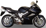 Doppelauspuffanlage Mit Geräuschzulassung Albus Ceramic Alu Weiss - Gpr Kompatibel Mit Honda Vfr 800 V-Tec (2002-2013)