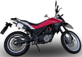Komplette Abgasanlage Mit Katalysator Und Geräuschzulassung Albus Ceramic Alu Weiss - Gpr Kompatibel Mit Husqvarna Tr 650 Terra - Strada (2013-2015)