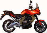 Katalysiertes Auspuffendstück Mit Geräuschzulassung Albus Ceramic Alu Weiss - Gpr Kompatibel Mit Kawasaki Versys 650 (2006-2014)
