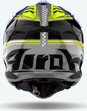 Offroad-Helm Für Motorrad Airoh Aviator 3 - Av3H18 Hpc Carbon Glanzblau Hima Grösse Xl