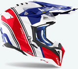 Offroad-Helm Für Motorrad Airoh Aviator 3 - Av3H55 Hpc Carbon Glanzrot Hima Grösse Xxl