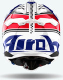 Offroad-Helm Für Motorrad Airoh Aviator 3 - Av3H55 Hpc Carbon Glanzrot Hima Grösse Xxl