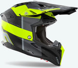 Offroad-Helm Für Motorrad Airoh Aviator 3 - Av3M31 Hpc Carbon Mattgelb Monarch Grösse Xl