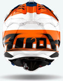 Offroad-Helm Für Motorrad Airoh Aviator 3 - Av3M32 Hpc Carbon Glanzorange Monarch Grösse Xxl