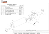Catalytic Exhaust Tip With Sound Certification Oval Titanium Carbon - Mivv Compatible With Bmw K 1200 S (2005-2008)