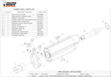 Auspuffendstück Mit Geräuschzulassung Suono Edelstahl Carbon - Mivv Kompatibel Mit Bmw R 1150 (2000-2006)