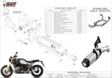 Auspuffendstück Mit Geräuschzulassung Suono Edelstahl Carbon - Mivv Kompatibel Mit Bmw R Nine T 1200 (2014-2020)