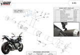 Auspuffendstück Mit Geräuschzulassung X-M1 Titan - Mivv Kompatibel Mit Bmw S 1000 R (2017-2020)