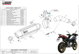 Auspuffendstück Mit Geräuschzulassung Suono Stahl Schwarz Carbon - Mivv Kompatibel Mit Bmw F 850 Gs (2018-2024)