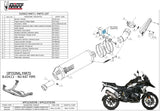 Auspuffendstück Mit Geräuschzulassung Oval Titan Carbon - Mivv Kompatibel Mit Bmw R 1250 Gs (2019-2023)