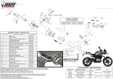Komplette Abgasanlage Mit Katalysator Und Geräuschzulassung Gppro Stahl Schwarz - Mivv Kompatibel Mit Bmw G 310 Gs (2017-2024)