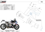 Auspuffendstück Mit Geräuschzulassung Mk3 Carbon - Mivv Kompatibel Mit Bmw S 1000 Rr (2019-2024)