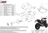 Auspuffendstück Mit Geräuschzulassung Gppro Carbon - Mivv Kompatibel Mit Bmw F 900 R (2020-2024)