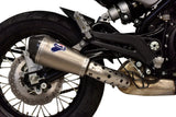 Auspuffendrohr Ohne Geräuschzulassung Relevance Titan Carbon Cap - Termignoni Kompatibel Mit Benelli Leoncino 500 Trail (2018-2020)