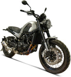 Auspuffendrohr Ohne Geräuschzulassung Relevance Titan Carbon Cap - Termignoni Kompatibel Mit Benelli Leoncino 500 Trail (2018-2020)