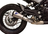 Auspuffendrohr Ohne Geräuschzulassung Gp2R-Rht Titan Aluminium Cap - Termignoni Kompatibel Mit Benelli Leoncino 500 (2018-2020)