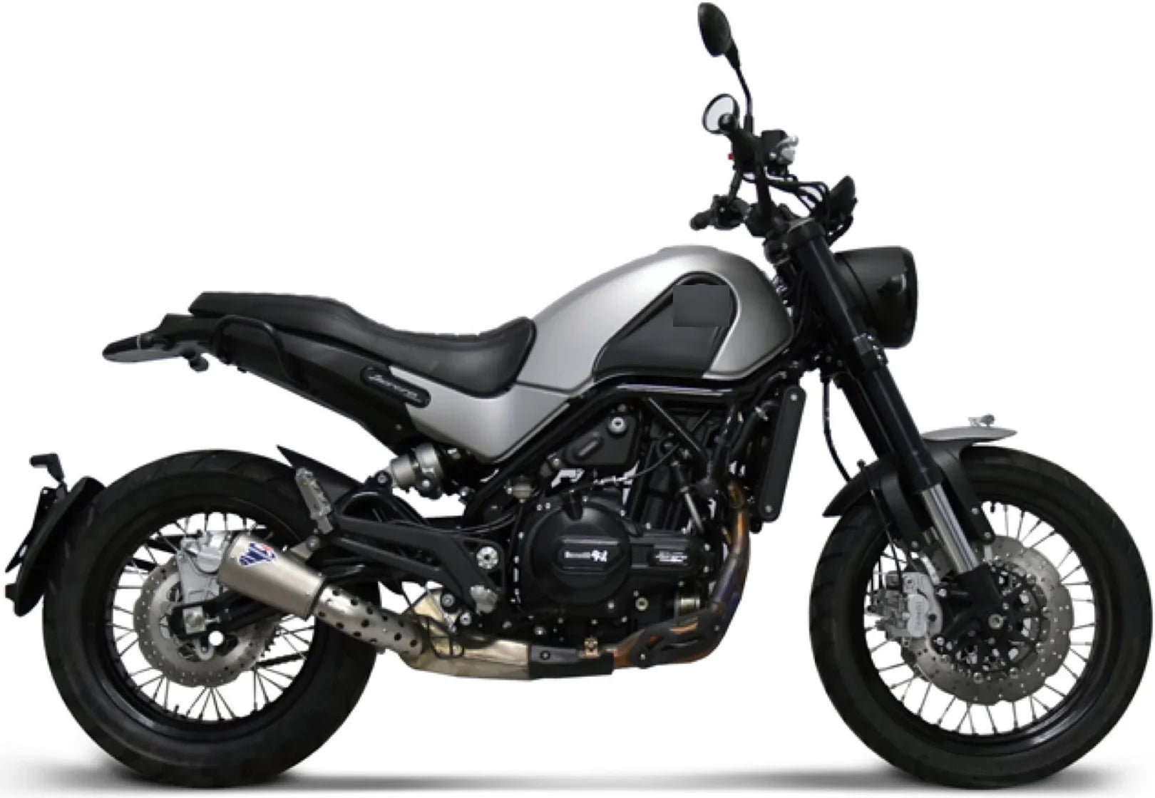 Auspuffendrohr Ohne Geräuschzulassung Gp2R-R Edelstahl - Termignoni Kompatibel Mit Benelli Leoncino 500 Trail (2018-2020)