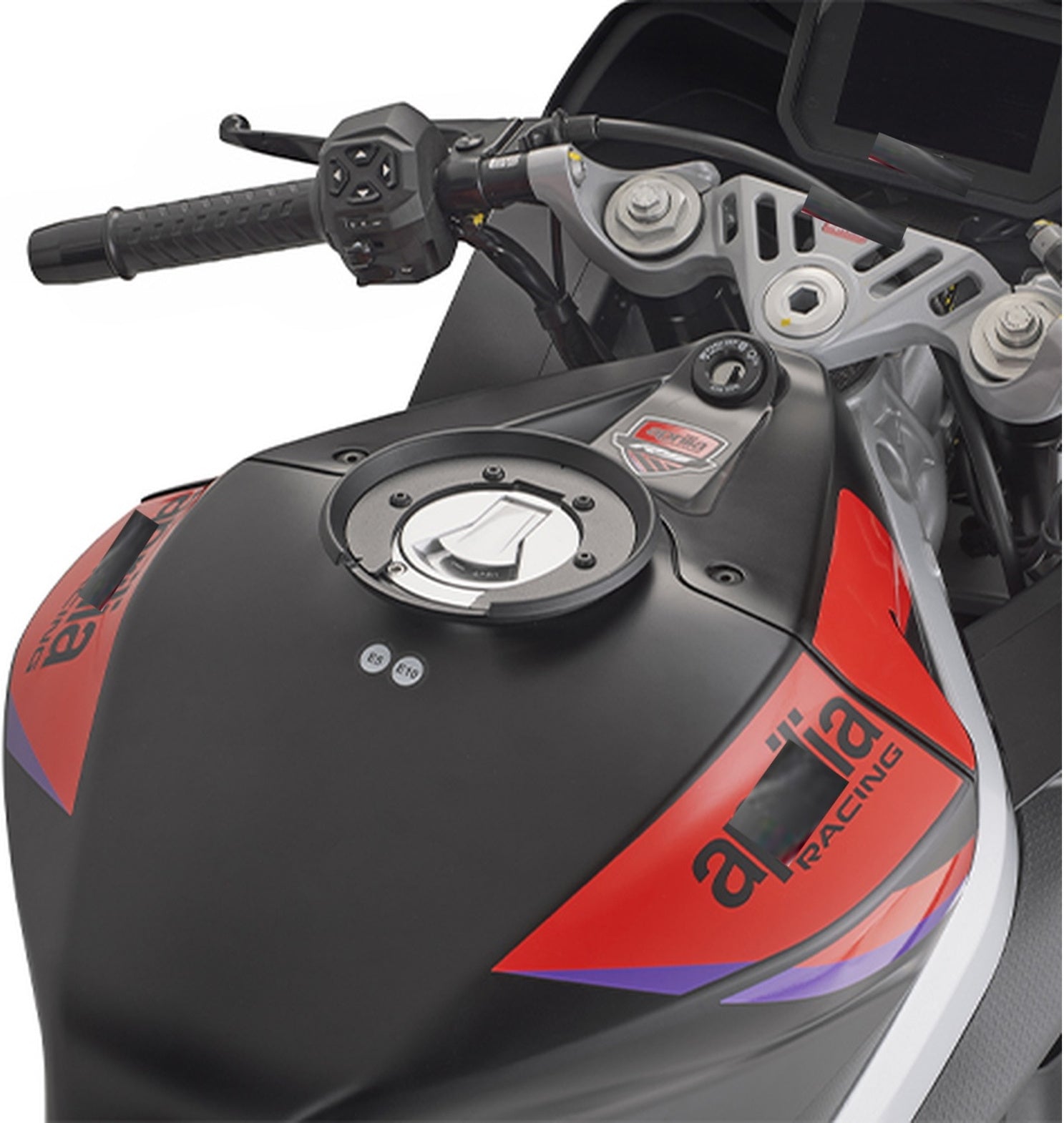 Tanklock Black Tank Bag - 3 Lt Nylon - Givi Compatible With Aprilia Rs 457 (2024)