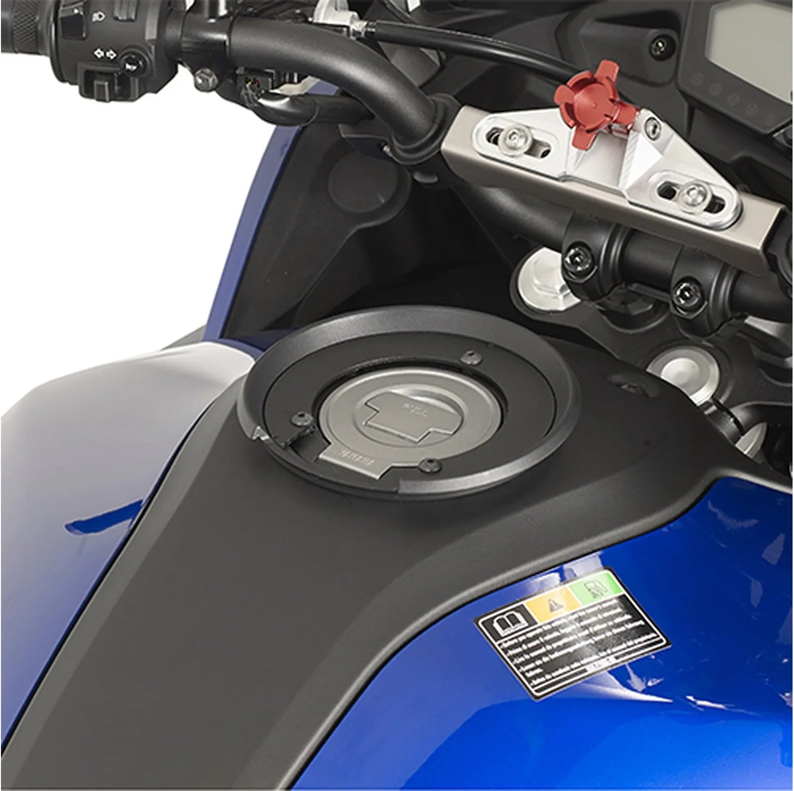 Tankrucksack Tanklock Schwarz 5 Lt Wl902 Technopolymer - Givi Kompatibel Mit Yamaha Fz-1 Fazer 1000 (2006-2015)