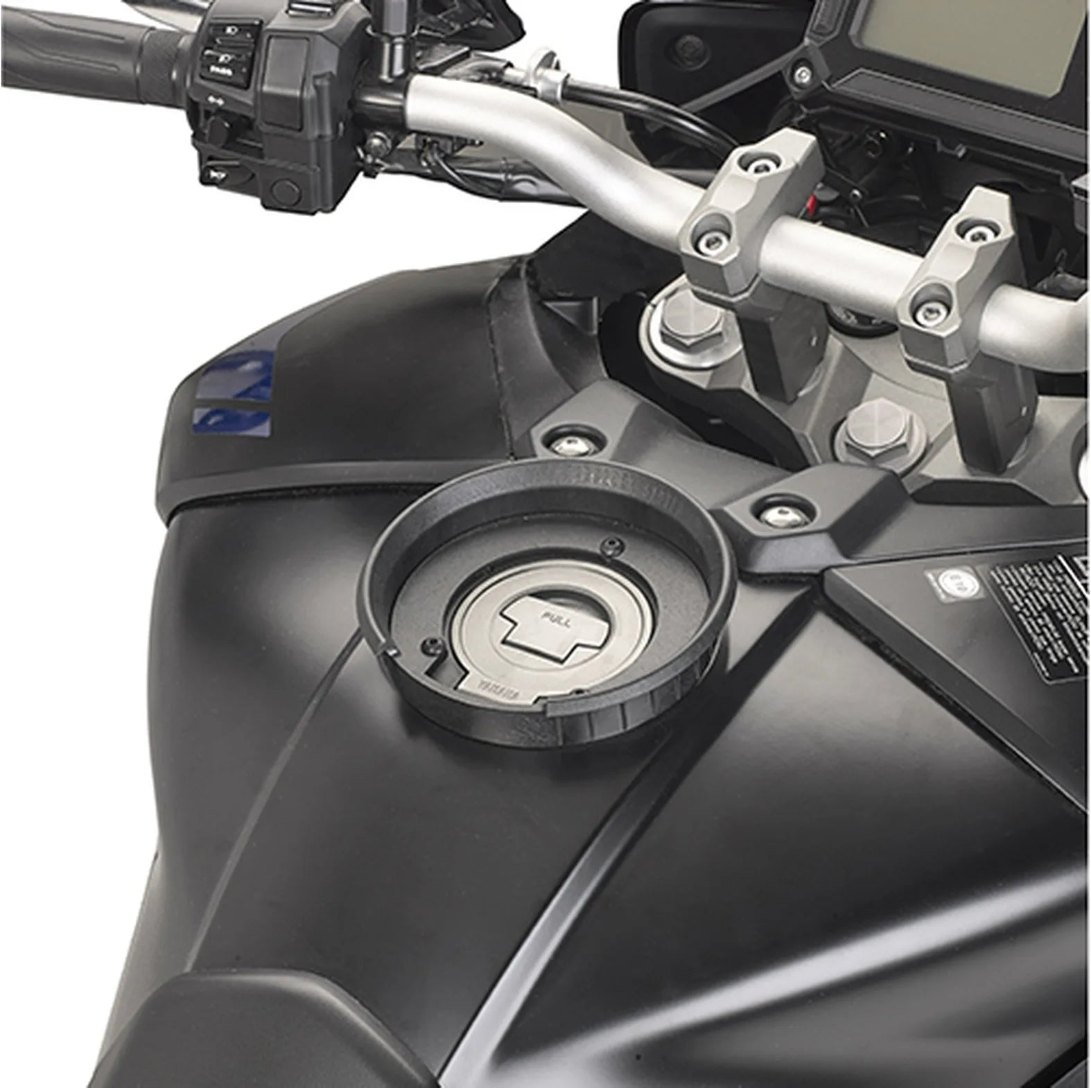 Tankrucksack Tanklock Schwarz 25 Lt Nylon - Givi Kompatibel Mit Yamaha Tracer 9 - Gt - Gt+ (2021-2024)