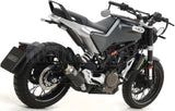 Auspuffendstück Mit Geräuschzulassung Gp2 Gp-2 Nichrom Schwarz Edelstahl - Arrow Special Parts Kompatibel Mit Husqvarna Svartpilen 401 (2020-2023)