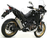 Komplette Auspuffanlage Ohne Katalysator Und Mit Geräuschzulassung Maxi Race-Tech Aluminium Edelstahl - Arrow Special Parts Kompatibel Mit Honda Crf 1100 L Africa Twin (2020-2023)