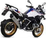 Komplette Auspuffanlage Ohne Katalysator Und Mit Geräuschzulassung Maxi Race-Tech Full Titan Carbon - Arrow Special Parts Kompatibel Mit Bmw R 1250 Gs Adventure (2019-2024)