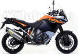 Auspuffendstück Mit Geräuschzulassung Maxi Race-Tech Titan Carbon - Arrow Special Parts Kompatibel Mit Ktm 1290 Super Adventure (2017-2020)