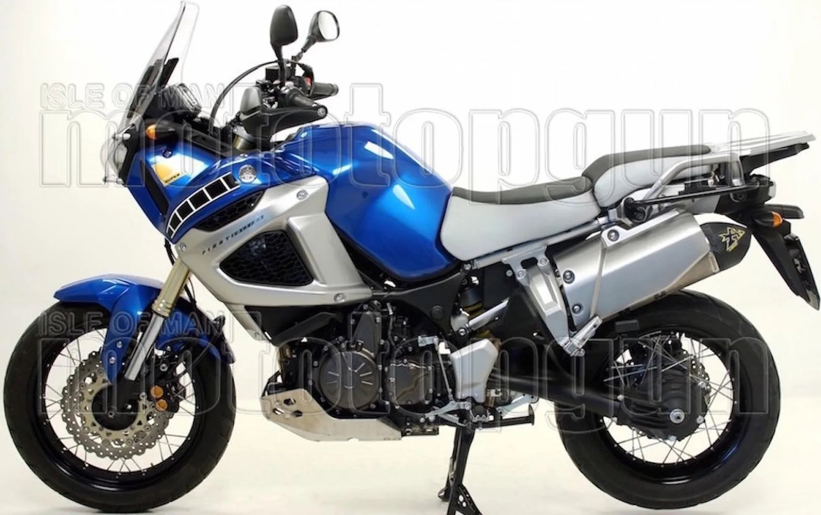 Komplette Auspuffanlage Ohne Katalysator Und Mit Geräuschzulassung Maxi Race-Tech Aluminium Carbon - Arrow Special Parts Kompatibel Mit Yamaha Xt 1200 Z Super Ténéré (2010-2020)
