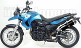 Auspuffendstück Mit Geräuschzulassung Maxi Race-Tech Aluminium Schwarz Carbon - Arrow Special Parts Kompatibel Mit Bmw F 800 Gs Adventure (2008-2016)