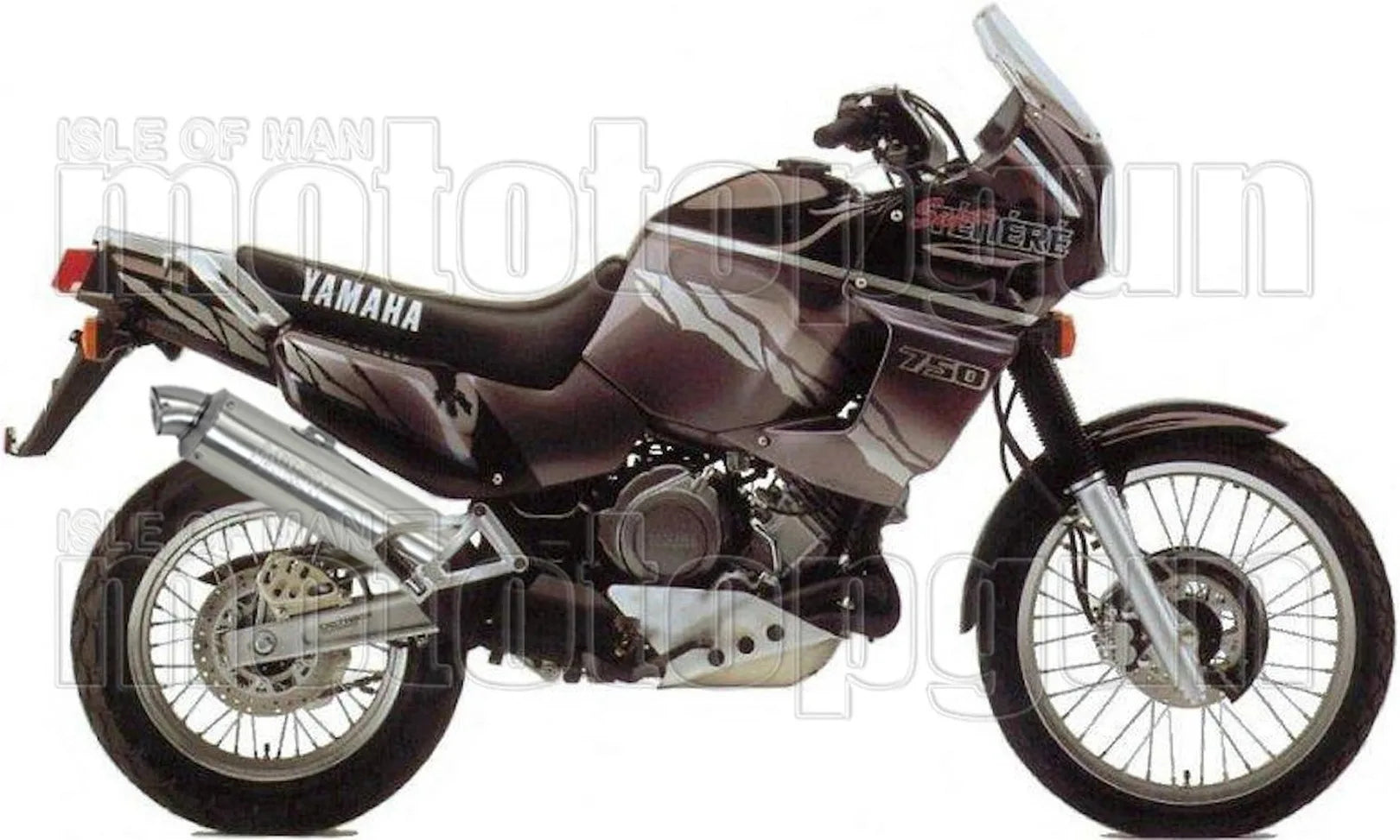 Komplette Auspuffanlage Ohne Katalysator Und Mit Geräuschzulassung Paris Dacar Edelstahl Edelstahl - Arrow Special Parts Kompatibel Mit Yamaha Xtz 750 Super Ténéré (1989-1994)