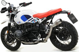 Auspuffendstück Mit Geräuschzulassung Pro-Race Nichrom Edelstahl - Arrow Special Parts Kompatibel Mit Bmw R Nine T 1200 Urban Gs (2017-2020)