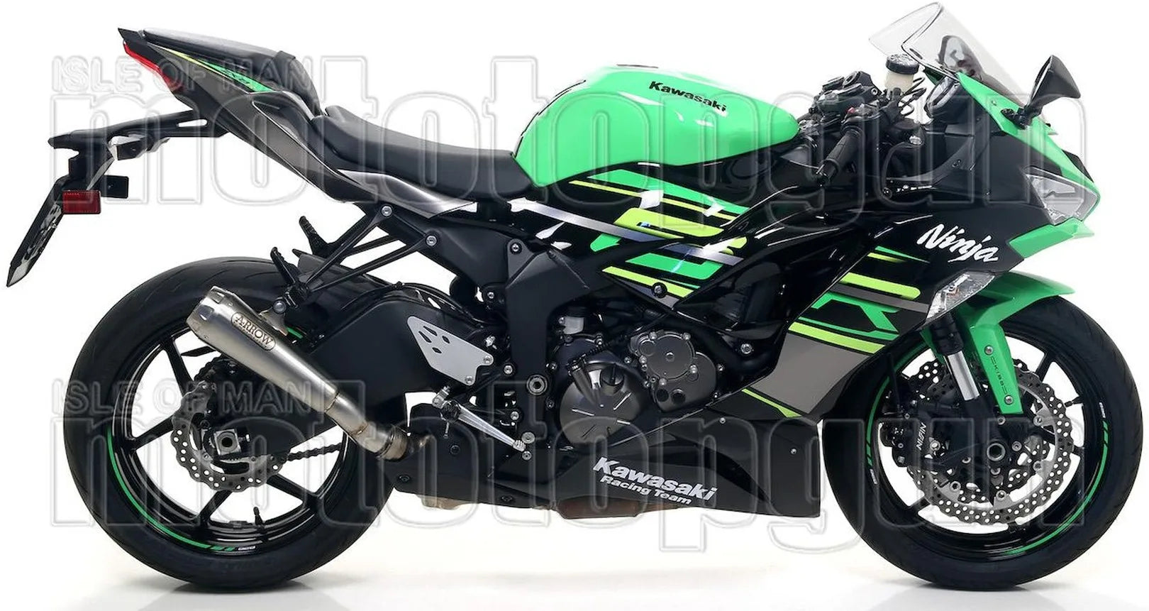 Komplette Auspuffanlage Ohne Katalysator Und Mit Geräuschzulassung Pro-Race Titan Titan - Arrow Special Parts Kompatibel Mit Kawasaki Zx 6R 636 (2019-2020)