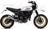 Auspuffendstück Ohne Katalysator Und Mit Geräuschzulassung Pro-Race Nichrom Edelstahl - Arrow Special Parts Kompatibel Mit Ducati Scrambler 800 Desert Sled (2017-2020)