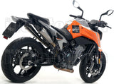 Non-Catalytic Exhaust Tip With Sound Certification Pro-Race Nichrom Stainless Steel - Arrow Special Parts Compatible With Ktm 790 Duke (2018-2020)