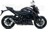Komplette Auspuffanlage Ohne Katalysator Und Mit Geräuschzulassung Pro-Race Nichrom Edelstahl - Arrow Special Parts Kompatibel Mit Suzuki Gsx-S 1000 F (2015-2020)
