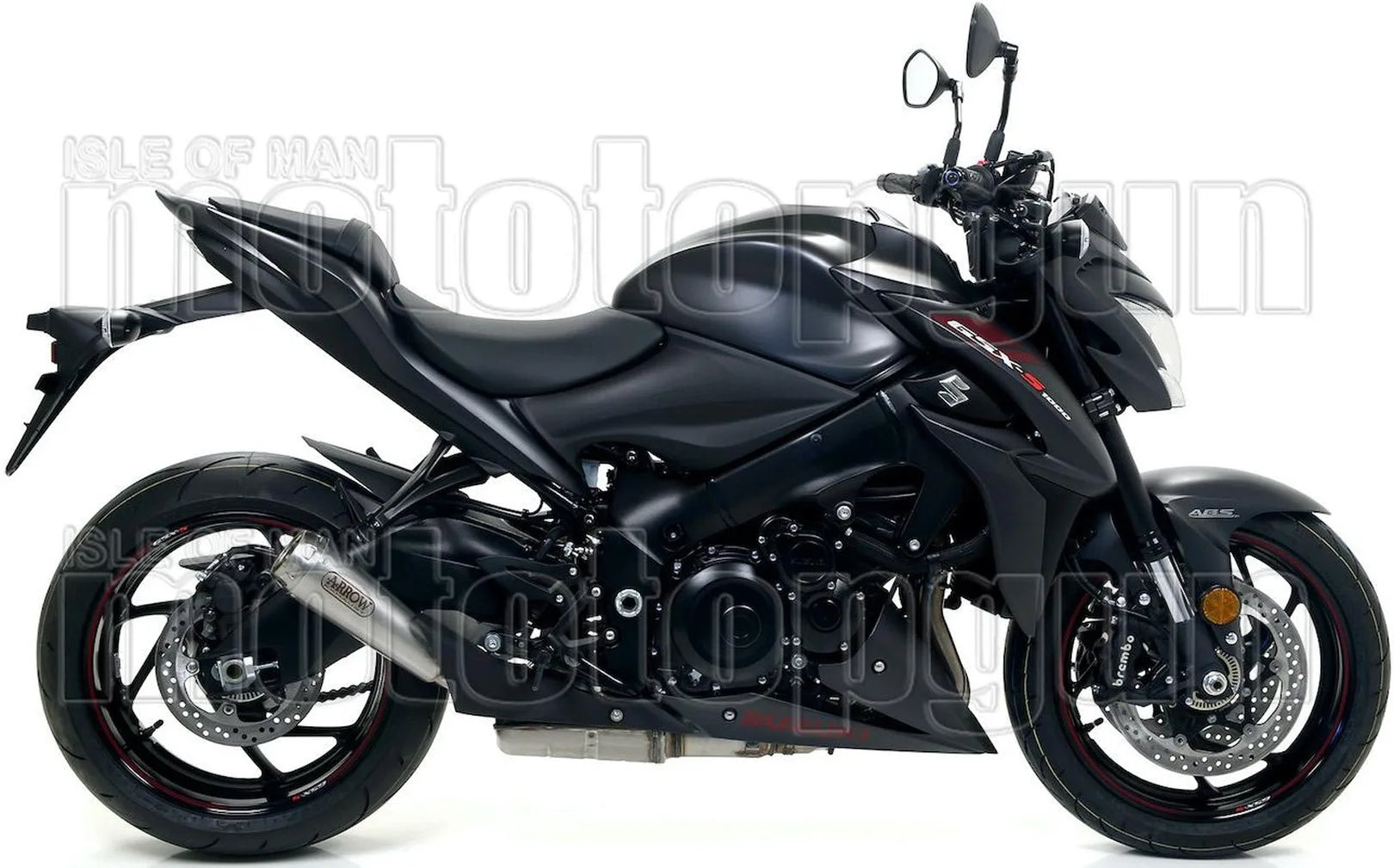 Auspuffendstück Mit Geräuschzulassung Pro-Race Nichrom Edelstahl - Arrow Special Parts Kompatibel Mit Suzuki Gsx-S 1000 F (2015-2020)