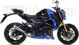 Complete Non-Catalytic Exhaust System With Sound Certification Pro-Race Nichrom Stainless Steel - Arrow Special Parts Compatible With Suzuki Gsx-S 750 (2017-2020)